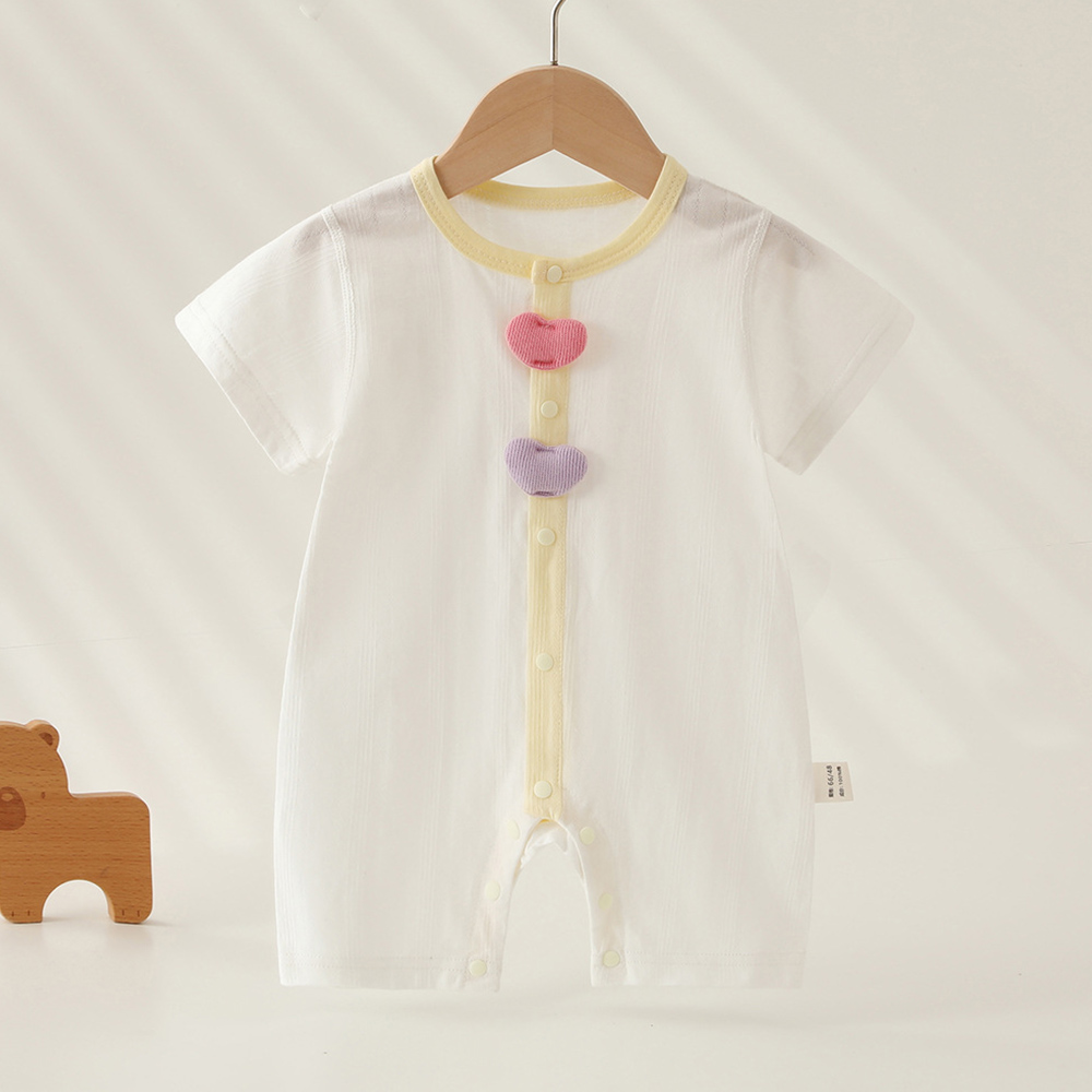Baby Clothing Types - Baby Mädchen Strampler Kurzarm Baumwolle Sommer