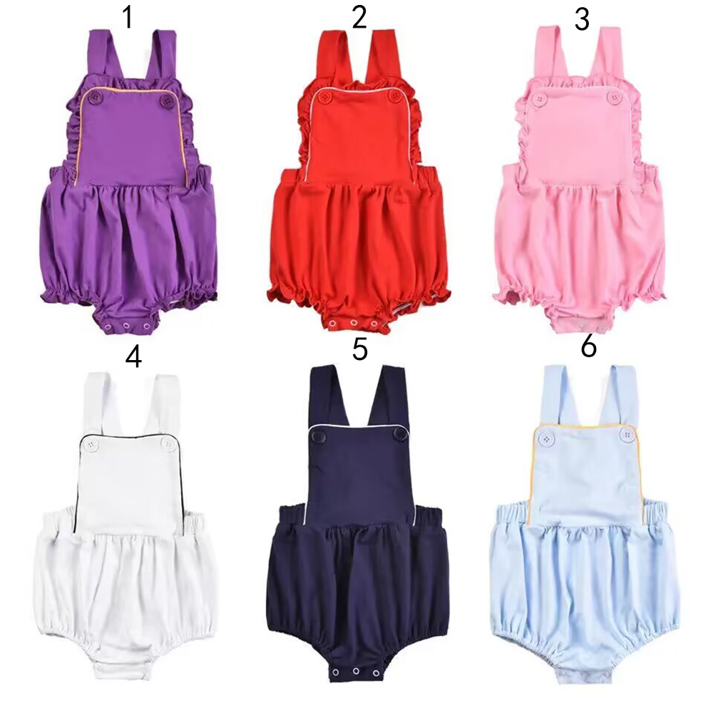 Bamboo Bodysuit Baby - Sommer Baby Stram pler Rüschen Stram