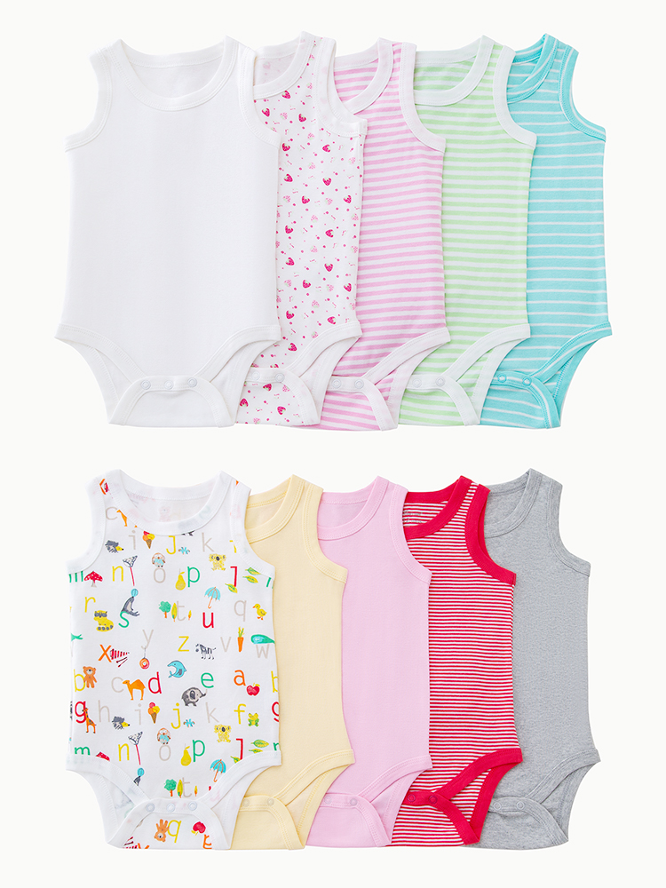 Bamboo Bodysuit Baby - 3 stücke Zufällige Neugeborenen Kleidung Casual