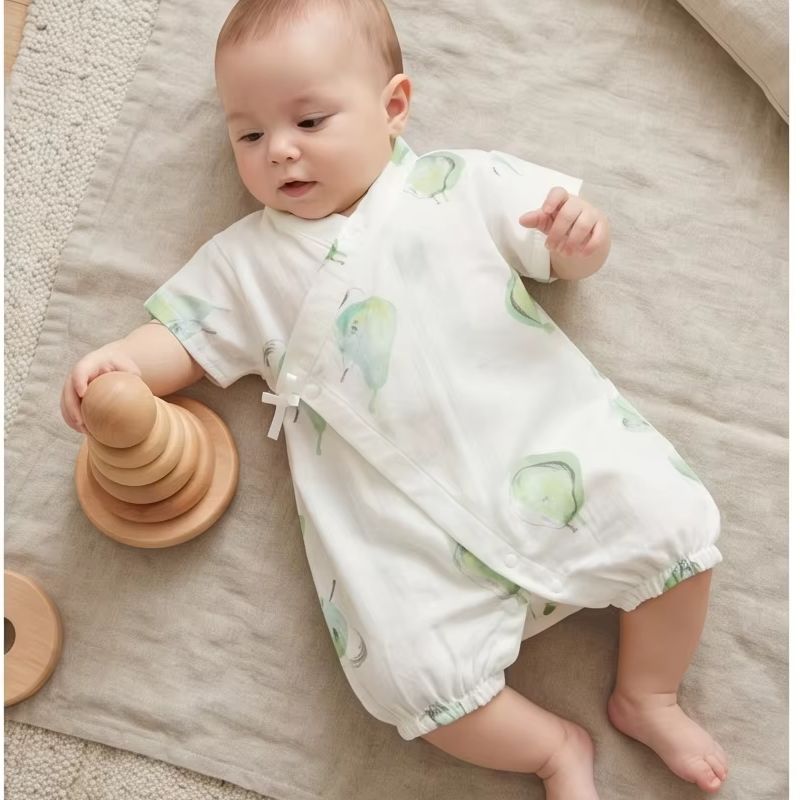 Sommer-Baby-Body mit Birnen-Pr – Bamboo Bodysuit Baby Bewertung und Preis